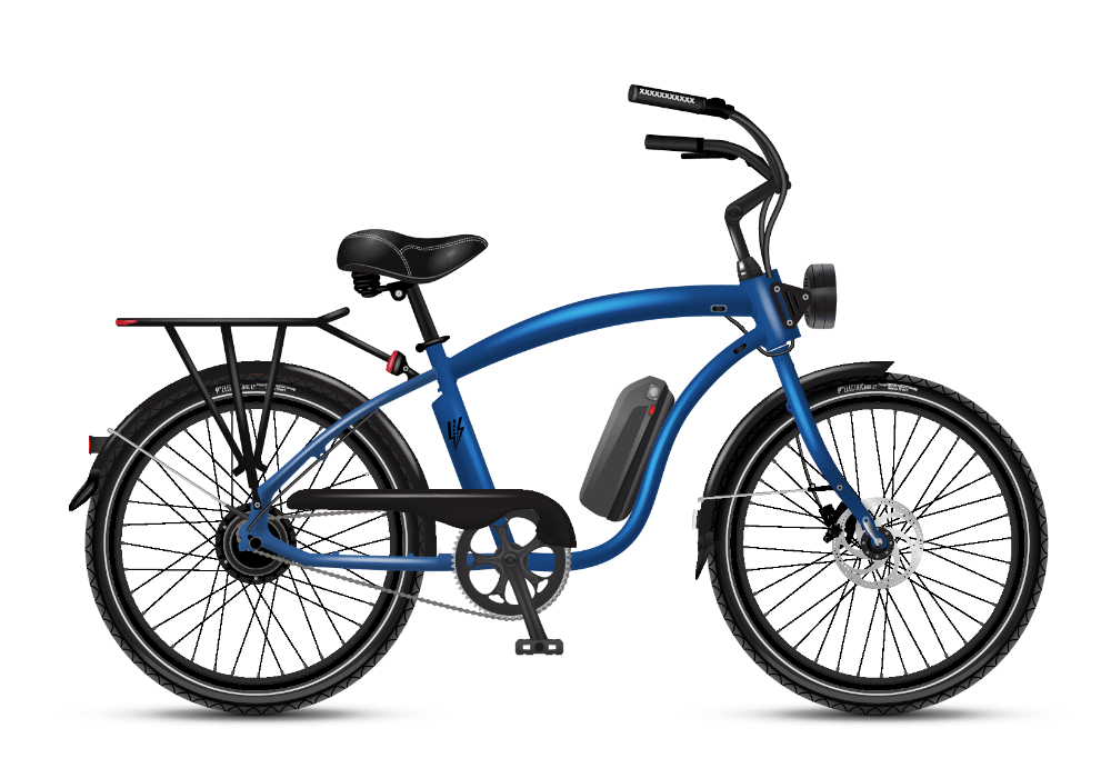 Model A E-bike - Lapse Blue