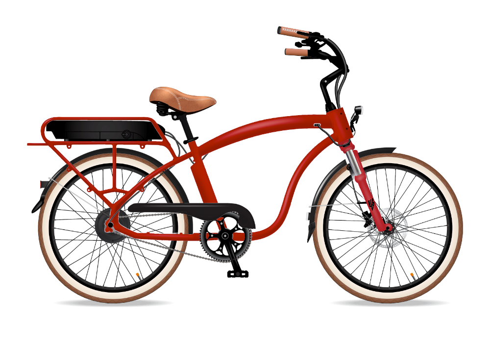 Model C E-bike - Red