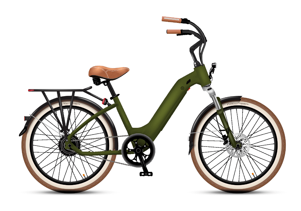 Model R E-bike - Army Green