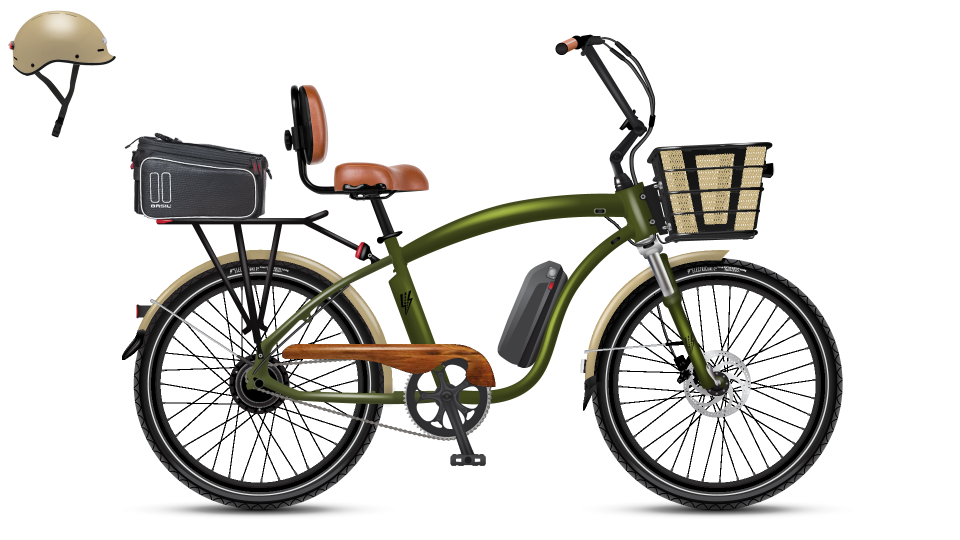 Model A: Camo Cruiser - Beautify E-bike Bundle